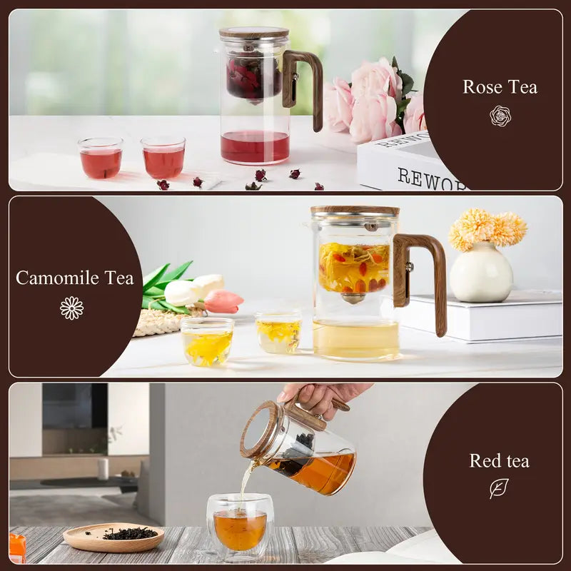 Enchantitea glass teapot with infuser