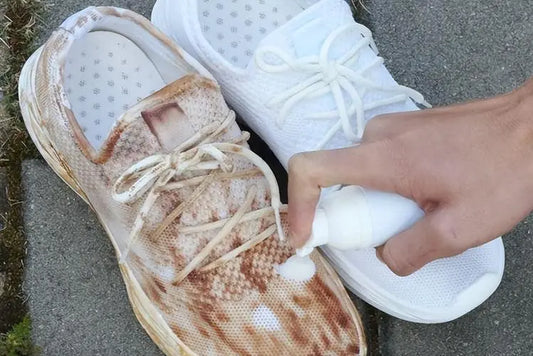 Simple and effective way to clean tennis shoes