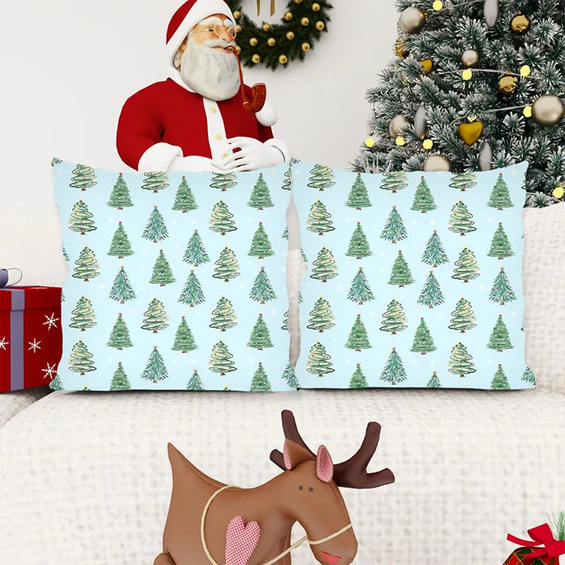 Christmas Tree Decoration Pillow Cover