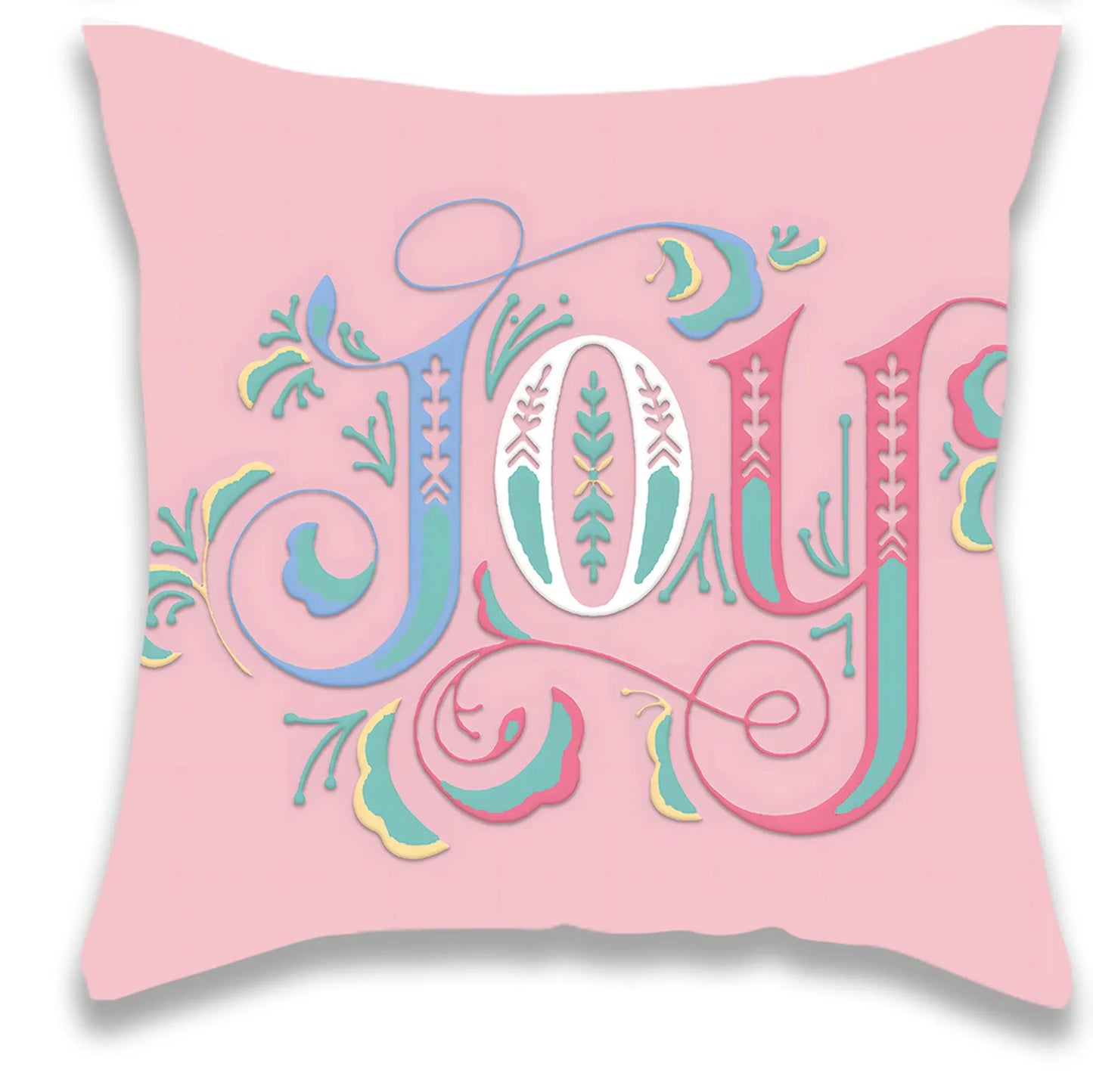 Christmas JOY Cartoon Pillow Cover