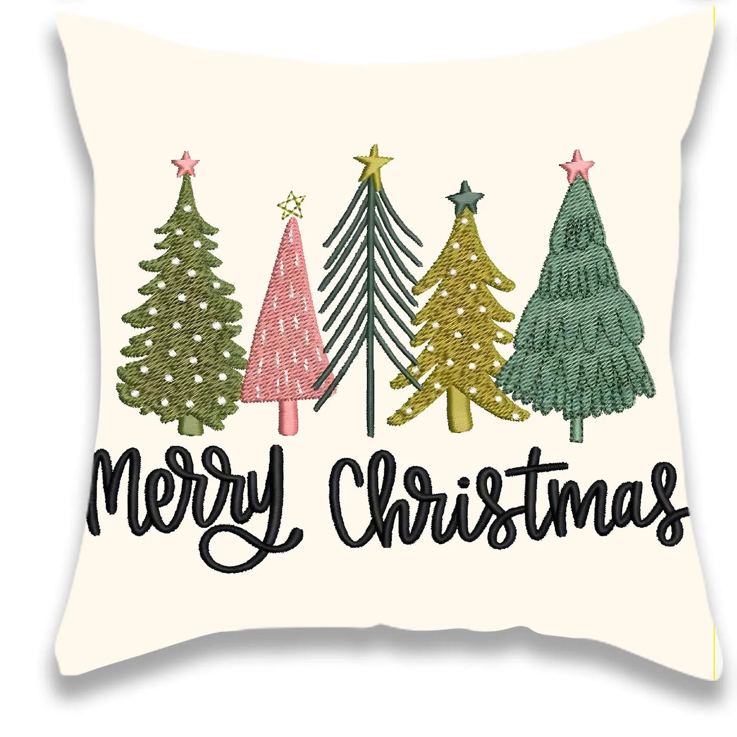 Christmas Plaid Pattern Pillow Cover