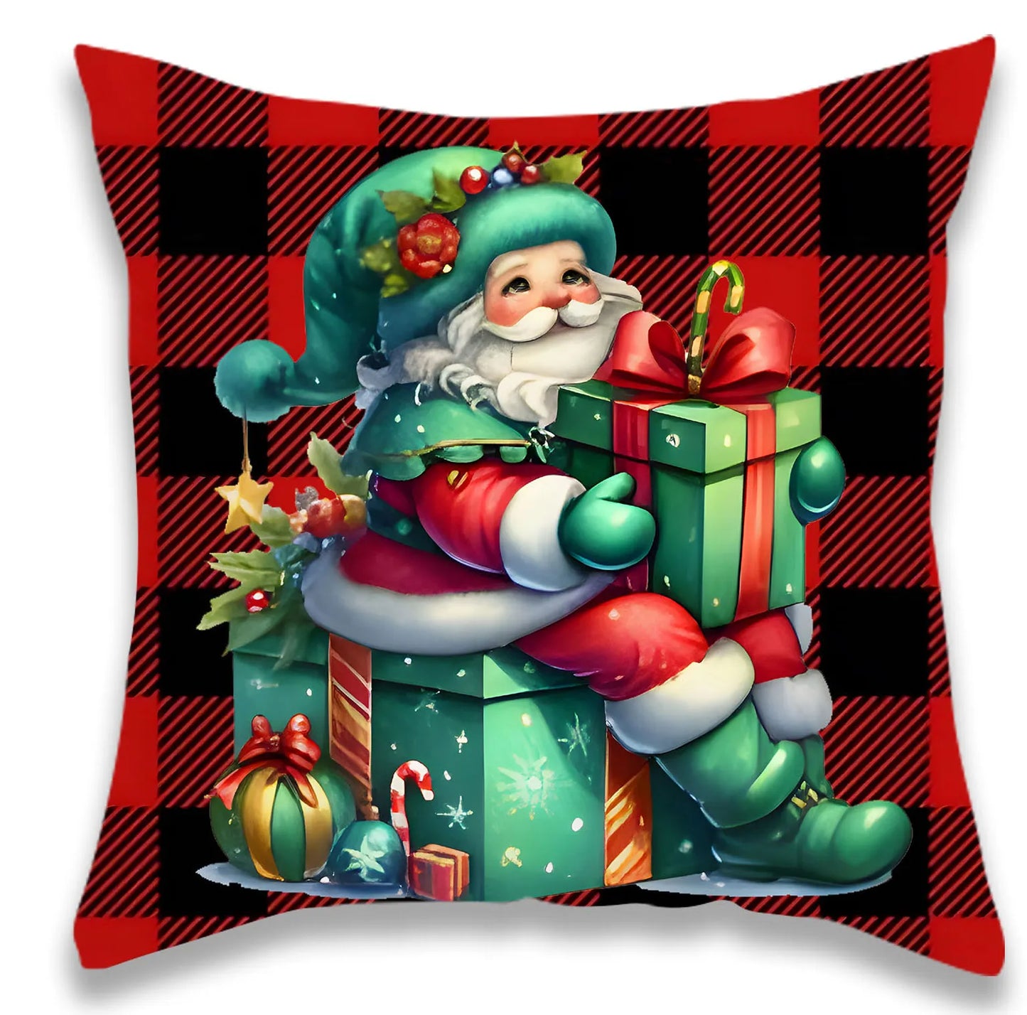 Christmas Green Pillow Cover