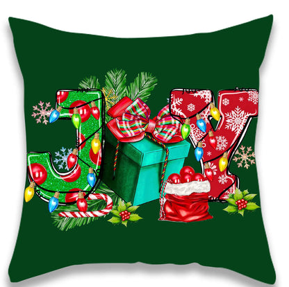 Christmas Green Pillow Cover