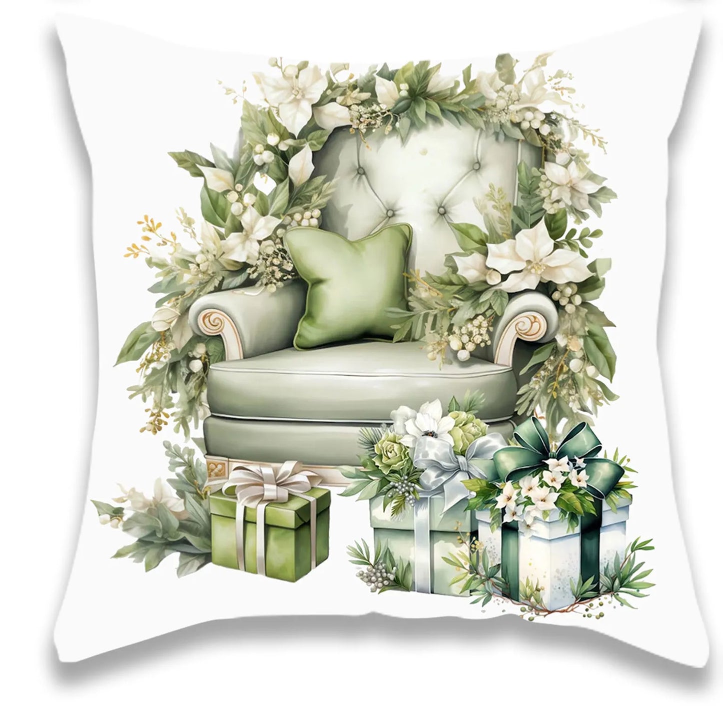 Christmas Cute Baby Angel Pillow Cover