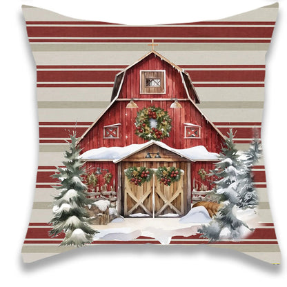 Christmas Vintage Wreath Pillowcase