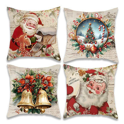 Vintage Santa Pillow Case