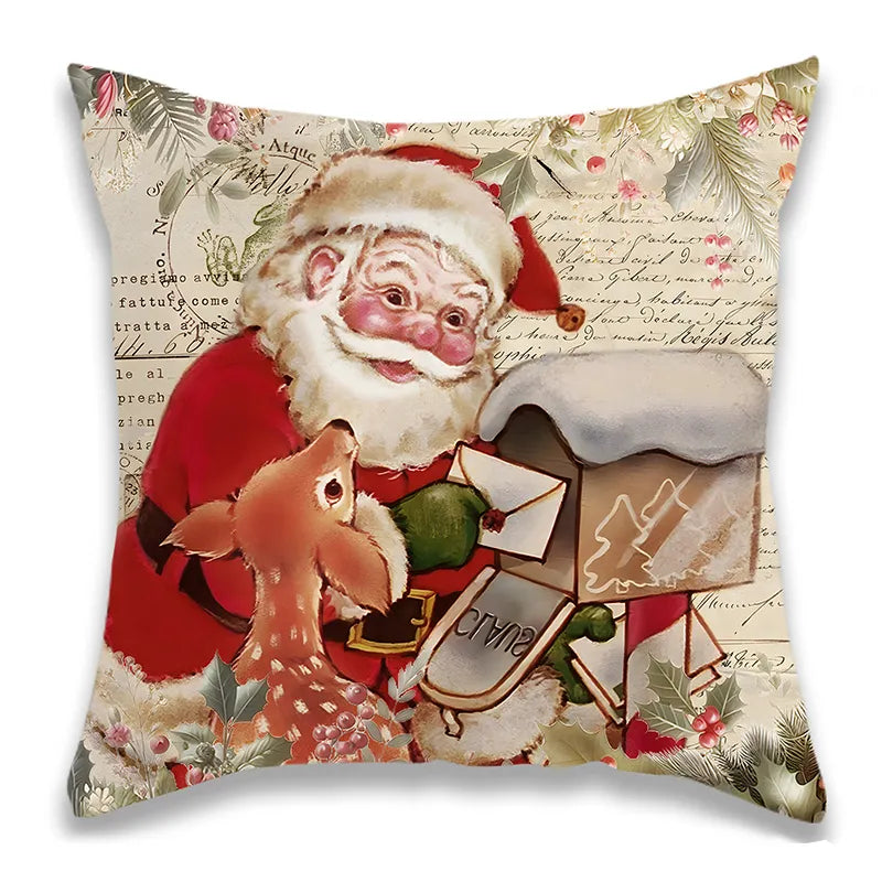 Vintage Santa Pillow Case