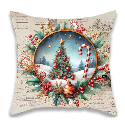 Vintage Santa Pillow Case