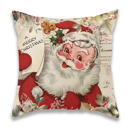 Vintage Santa Pillow Case