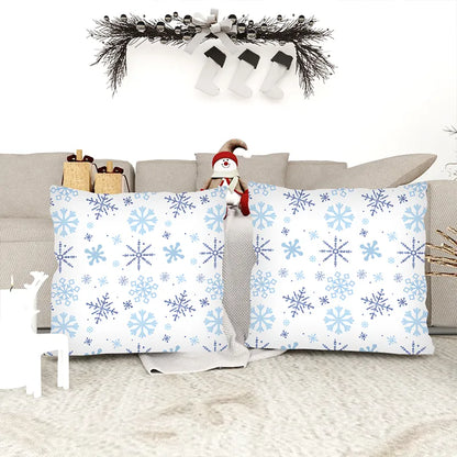 Christmas Decorative Snowflake Pillowcase