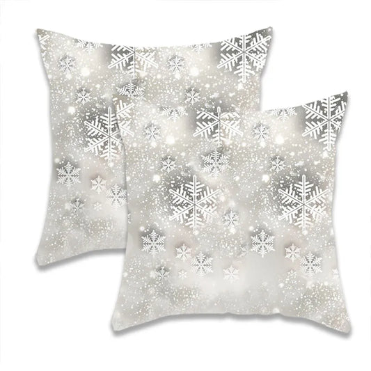 Christmas Snowflake Pillow Cover