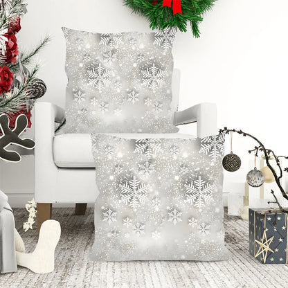 Christmas Snowflake Pillow Cover