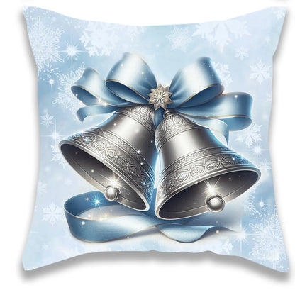 Christmas Blue Nutcracker Bell Pillowcase