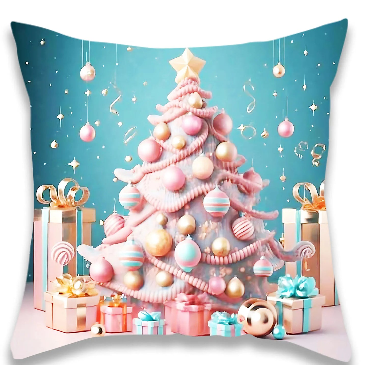 Christmas Cute Cartoon Character Pillowcase