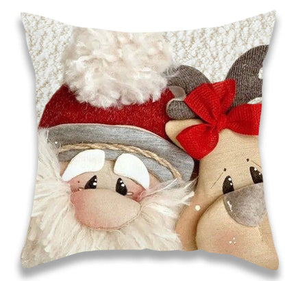 Christmas Cute Santa Pillow Cover