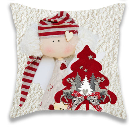 Christmas Cute Santa Pillow Cover