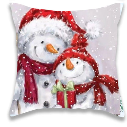 Christmas Snow Santa Pillowcase