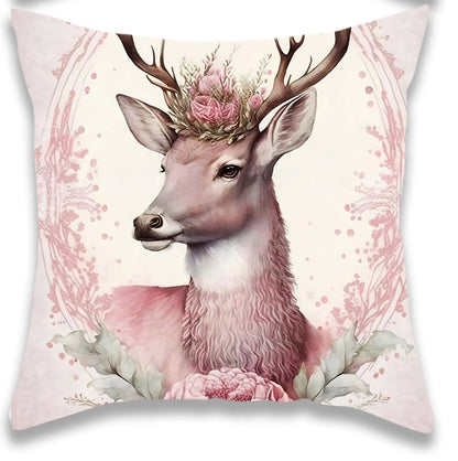 Christmas Pink Victoria Pillow Cover