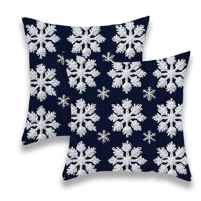 2-Pack Contemporary Velvet Throw Cushion Covers