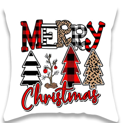 Christmas Watercolor Character Pillowcase