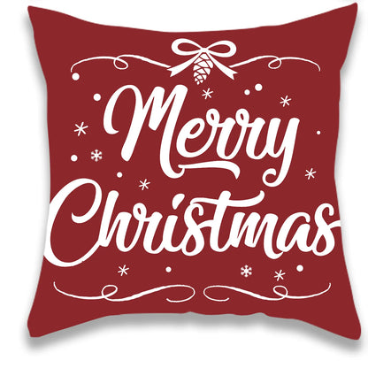 Christmas Text and Truck Pillow Cover