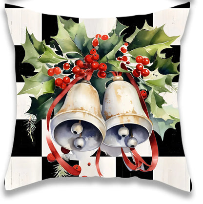 Christmas Text and Truck Pillow Cover