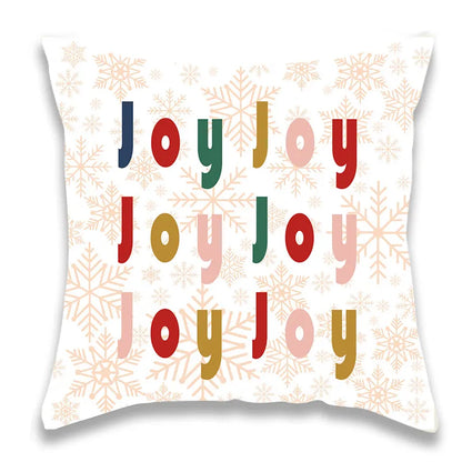 Christmas Lattice and Tree Pillow Cover