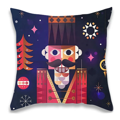 Christmas Nutcracker Pillow Cover