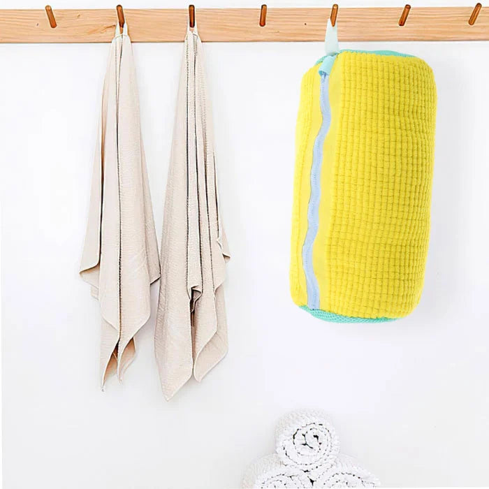 hang the mesh laundry bags